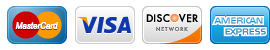 MasterCard | Visa | Discover Network | American Express