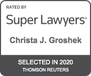 Rated by Super Lawyers | Christina J. Groshek | Selected in 2020